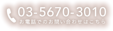 お電話でのお問い合わせはこちら：03-5670-3010